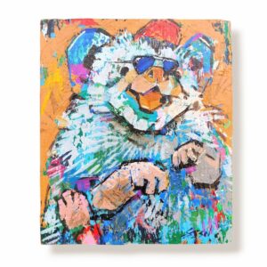 アクリル画 のおすすめ作品・人気作家 サングラス ハリネズミ Spiky Beats インテリア絵画 アート