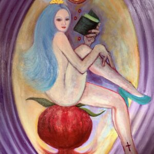 油絵 のおすすめ作品・人気作家 タロット タロットカード 占い 女教皇 教皇 The High Priestess 女教皇 インテリア絵画 アート
