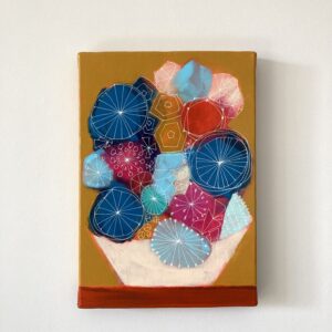 アクリル画 のおすすめ作品・人気作家 抽象 花 カラフル 花丼 105 インテリア絵画 アート