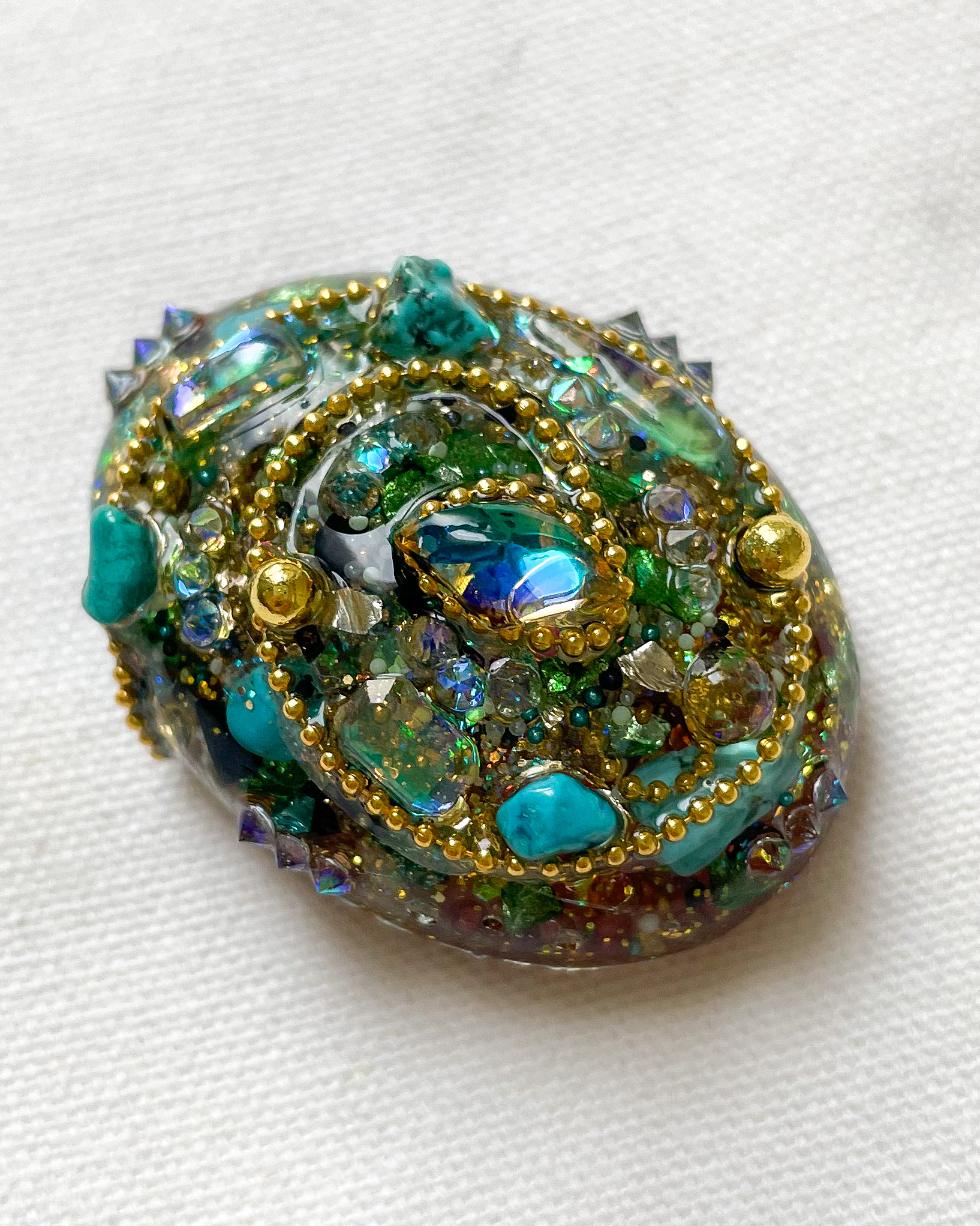 工芸（陶芸 ガラス 彫金 木工 染織/テキスタイル） のおすすめ作品・人気作家 森 オブジェ ミニオブジェ レジン 森の石～Stone of the Forest～ インテリア絵画 アート