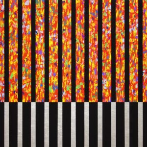 アクリル画 のおすすめ作品・人気作家 抽象 ストライプ パターン 図形 音楽 Soundscape #2 (組作品) インテリア絵画 アート
