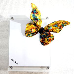 彫刻 レリーフ 立体アート のおすすめ作品・人気作家 立体 contemporary コンテンポラリーアート ポップアート 彫刻 昆虫 蝶々 黄色の蝶は隅にとまる インテリア絵画 アート