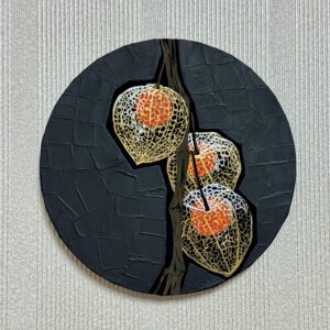 アクリル画 のおすすめ作品・人気作家 鬼灯,アクリル画,植物画 ほおずき インテリア絵画 アート