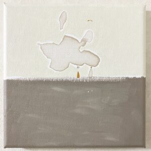アクリル画 のおすすめ作品・人気作家 抽象画 アクリル画 グレー 今日の絵 心象 心象風景 日々の心象シリーズ 風景画 おだやかに インテリア絵画 アート
