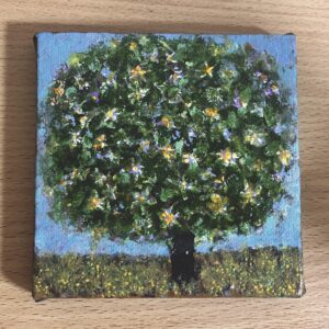 絵画 のおすすめ作品・人気作家 木イラスト 金木犀 インテリア絵画 アート