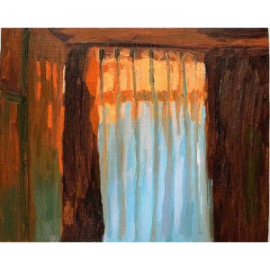 絵画 のおすすめ作品・人気作家 油彩画　風景画 原画・油彩「室内　20252」絵画・F3（22×27㎝）アート・キャンバス インテリア絵画 アート