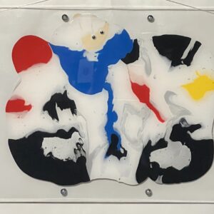 絵画 のおすすめ作品・人気作家 アクリル かわいい けったい デカルコマニー バイク ムニュティング画 乗り物 現代アート 白バイ 警官 警察 しろバイ インテリア絵画 アート