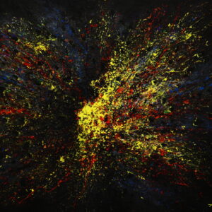 絵画 のおすすめ作品・人気作家 ビッグバン 誕生 星雲 宇宙 「ビッグバン又は誕生」(NO.2616) / 15号F / ケント紙(0.5ミリ厚)にアクリル絵の具不透明 / 額は取り寄せになりますので1週間ほどお待ち願います / 安本太ん 芸大卒 / 画像をクリックすると拡大画像になります インテリア絵画 アート
