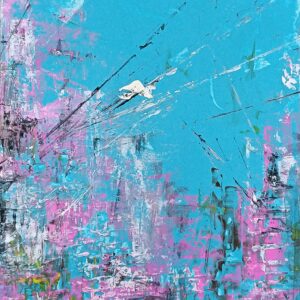 アクリル画 のおすすめ作品・人気作家 抽象画街 Overdrive under pressure town インテリア絵画 アート