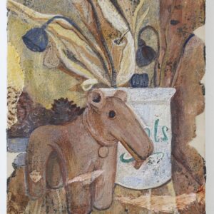絵画 のおすすめ作品・人気作家 ハニワ フレスコ 犬埴輪 茶色 古墳時代から インテリア絵画 アート