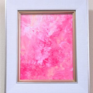 抽象画 のおすすめ作品・人気作家 ピンク 抽象画 存在のその先に インテリア絵画 アート