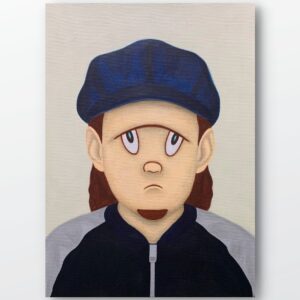 絵画 のおすすめ作品・人気作家 人物 アクリル画 インテリア キャラクター グレー ポップアート 現代アート 銃弾が足りない インテリア絵画 アート
