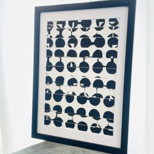 コラージュ のおすすめ作品・人気作家 コラージュモノクロ コンポジション5 インテリア絵画 アート