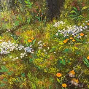 絵画 のおすすめ作品・人気作家 花　油絵　絵画　油彩　ファンシー my home インテリア絵画 アート
