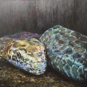 Uncategorized アクリル動物ヘビ縁起物 きたるべきもの インテリア絵画 アート