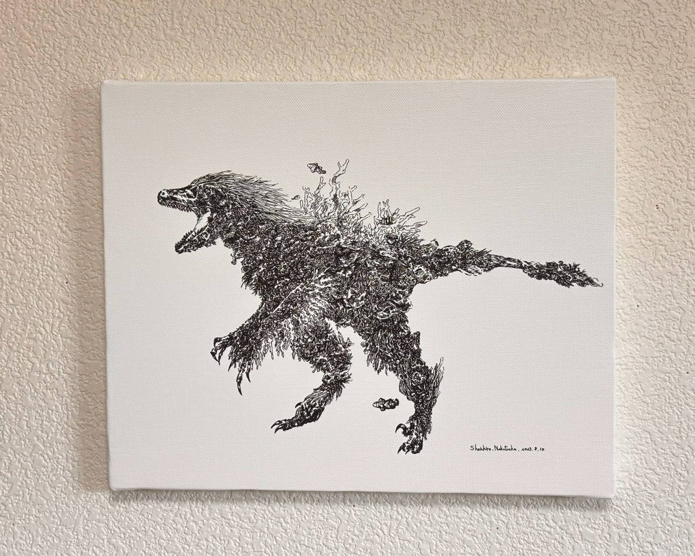 Coral Raptor | プリント作品 | 翔一朗 ｜インテリア絵画 アートの専門