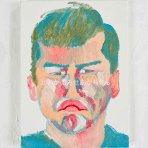 絵画 のおすすめ作品・人気作家 人物 油彩 原画・油彩「プンプン赤太郎」絵画・Ｐ8（33×46㎝）アート・キャンバス インテリア絵画 アート