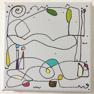 アクリル画 のおすすめ作品・人気作家 抽象画 アクリル画 グレー 今日の絵 心象 心象風景 日々の心象シリーズ 風景画 だから インテリア絵画 アート