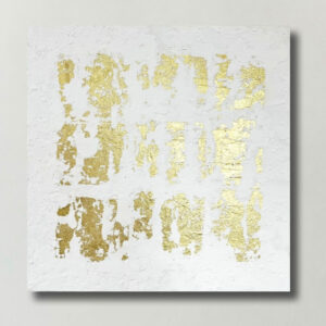抽象画 のおすすめ作品・人気作家 白　金　ホテルライク　ロビー Golden Drift/6° インテリア絵画 アート