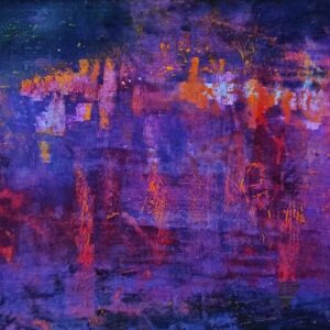 抽象画 のおすすめ作品・人気作家 ミクストメディア夜景街 消えない残光 インテリア絵画 アート