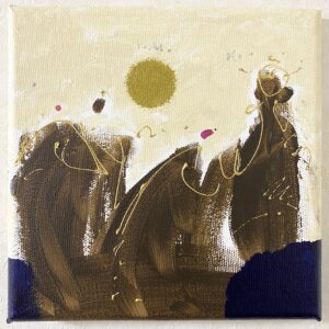 アクリル画 のおすすめ作品・人気作家 抽象画 アクリル画 ブラウン 今日の絵 心象 心象風景 日々の心象シリーズ 風景画 always インテリア絵画 アート