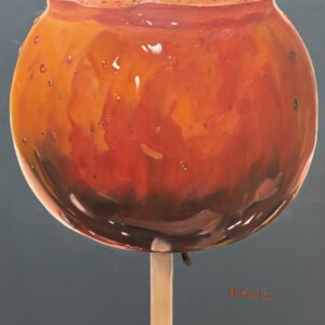 絵画 のおすすめ作品・人気作家 油絵 りんご飴 リンゴ 食べ物 So Sweet for My Life インテリア絵画 アート