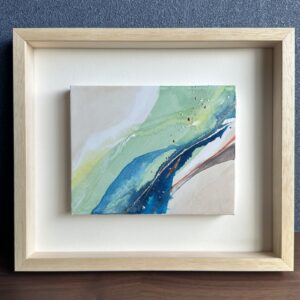日本画 のおすすめ作品・人気作家 日本画 箔 青 風 青い風　2 インテリア絵画 アート