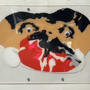 絵画 のおすすめ作品・人気作家 アクリル 人物 かわいい けったい デカルコマニー ムニュティング画 朝食 現代アート あさごはん インテリア絵画 アート