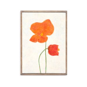アクリル画 のおすすめ作品・人気作家 抽象画 花 アクリル画 インテリア オレンジ カラフル Orange Reverie No.315 インテリア絵画 アート