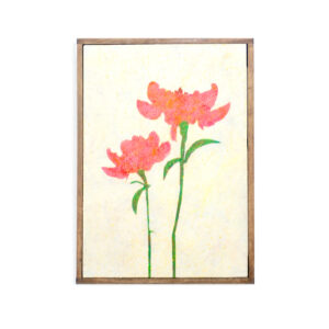 アクリル画 のおすすめ作品・人気作家 抽象画 花 アクリル画 インテリア オレンジ カラフル Coral Rhythm No.316 インテリア絵画 アート