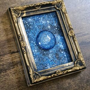 アクリル画 のおすすめ作品・人気作家 星空銀河宇宙 銀河のアンティークフレーム インテリア絵画 アート