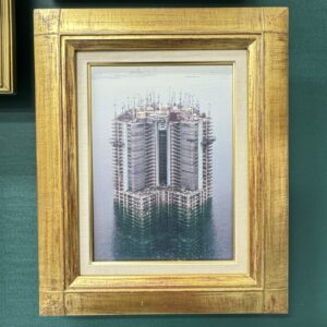 その他 AI AIアート キャンバス 額装 水線住宅 インテリア絵画 アート