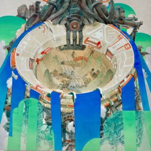 日本画 のおすすめ作品・人気作家 自然 山水画 機械 風景 水門庫図 インテリア絵画 アート