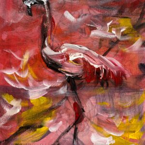 アクリル画 のおすすめ作品・人気作家 フラミンゴ 彼岸花 インテリア絵画 アート
