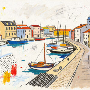 版画 のおすすめ作品・人気作家 Port symbolic notation ジークレー版画 港 港の記号譜 港の記号譜-20260611-g インテリア絵画 アート