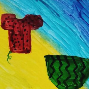 絵画 のおすすめ作品・人気作家 スイカ でちゃった インテリア絵画 アート