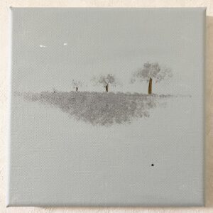 アクリル画 のおすすめ作品・人気作家 抽象画 アクリル画 グレー 今日の絵 心象風景 日々の心象シリーズ 風景画 静かな刻 インテリア絵画 アート