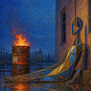 版画 のおすすめ作品・人気作家 人物 Solitude of Structures 夜景 構造体の孤独 都市 構造体の孤独-20260813-002 インテリア絵画 アート
