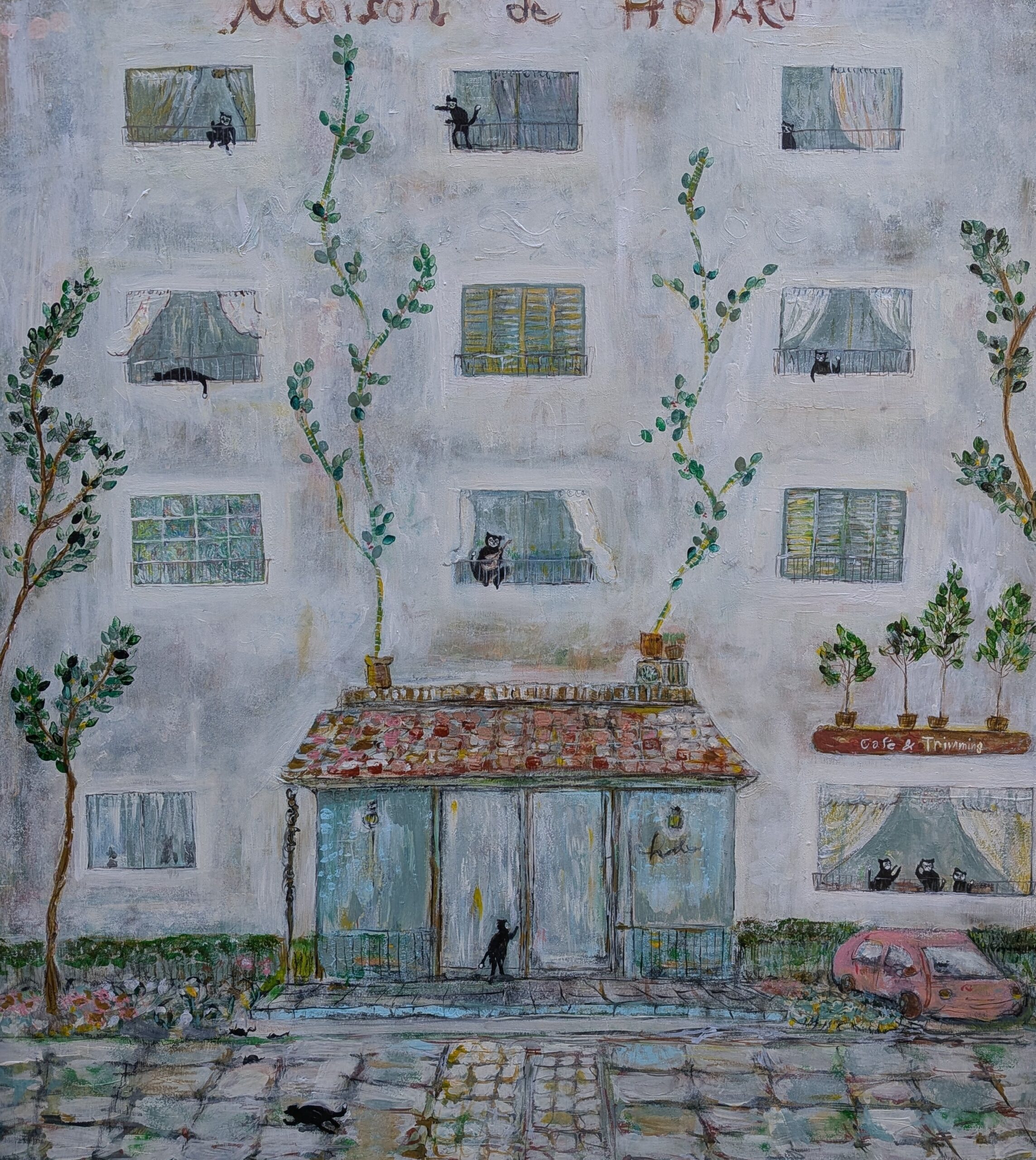 アクリル画 のおすすめ作品・人気作家 建物 MAISON インテリア絵画 アート