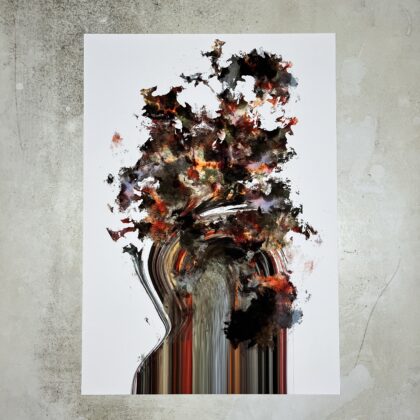 抽象画 のおすすめ作品・人気作家 抽象画　プリント　デジタルアート UNTITLED（”染脈/SENMYAKU”Series） インテリア絵画 アート
