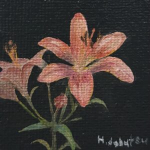 絵画 のおすすめ作品・人気作家 百合　花　油絵　植物 人形の花 インテリア絵画 アート