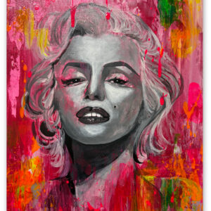 アクリル画 のおすすめ作品・人気作家 ピンク art colorful カラフル マリリンモンロー 絵画 Marilyn インテリア絵画 アート