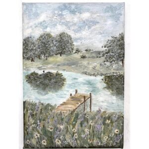 絵画 のおすすめ作品・人気作家 穏やかな湖 インテリア絵画 アート