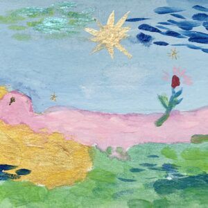 アクリル画 のおすすめ作品・人気作家 少女 癒し 星のまどろみ インテリア絵画 アート