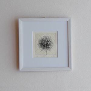 版画 のおすすめ作品・人気作家 花 dahlia etching ダリア 銅版画 額付き Dahlia インテリア絵画 アート