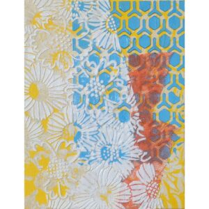 抽象画 のおすすめ作品・人気作家 抽象画 植物 黄色 ジェンダーアート フェミニズムアート ボタニカル ボタニカルアート レース 幾何学模様 心象風景 植物画 思考錯誤 インテリア絵画 アート