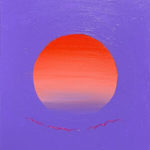 アクリル画 のおすすめ作品・人気作家 ピンク 赤 シンプル 紫 風景画 夕日 インテリア絵画 アート