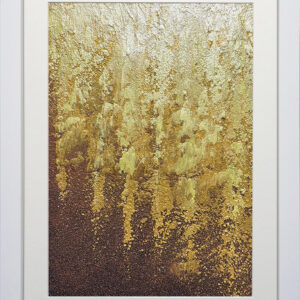 アクリル画 のおすすめ作品・人気作家 抽象 ゴールド テクスチャアート メタリック 煌雨 インテリア絵画 アート
