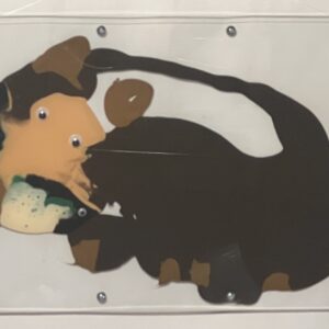 絵画 のおすすめ作品・人気作家 アクリル 動物 かわいい けったい クマ デカルコマニー ムニュティング画 熊 現代アート クマ インテリア絵画 アート